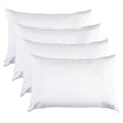 Hacienda 100% Cotton Hypoallergenic Pillow Covers with 800g Poly Fill — 4-Pack — Allure Home Collections