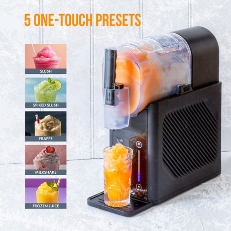 Removable parts of the slushie maker laid out for cleaning