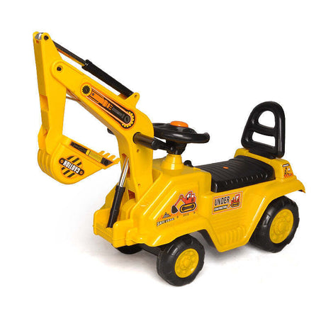 Kids Ride On Excavator Digger Yellow
