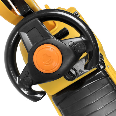 Kids Ride On Excavator Digger Yellow
