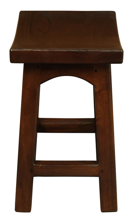 Tokyo Solid Mahogany Timber Footstool