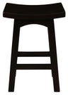 Side profile of Kyoto counter stool showing clean elegant frame — Allure Home Collections