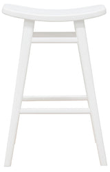 Aria Oval Solid Timber Counter Stool