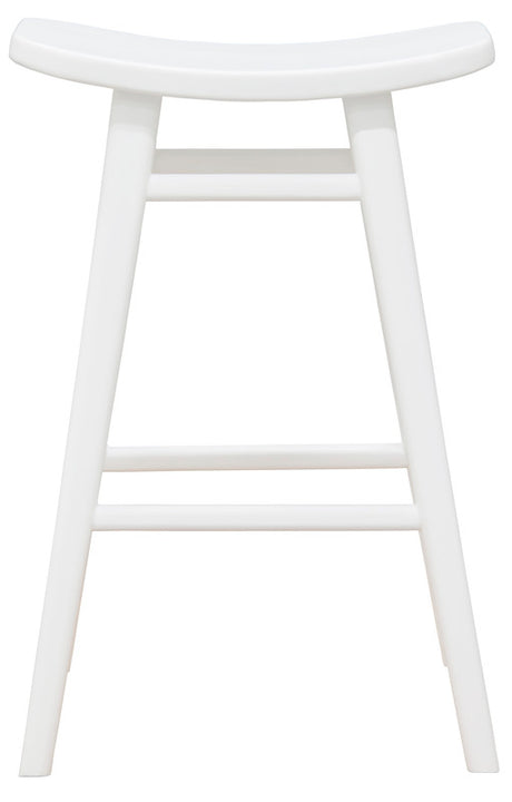 Aria Oval Solid Timber Counter Stool