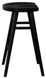 Almurta Timber Counter Stool, Black