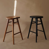 Almurta Timber Counter Stool, Black