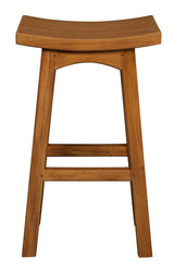 Tokyo mahogany bar stool at kitchen island — Allure Home Collections