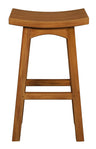 Tokyo mahogany bar stool at kitchen island — Allure Home Collections