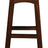 Almurta solid mahogany timber bar stool single in a satin finish