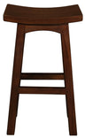 Almurta solid mahogany timber bar stool single in a satin finish