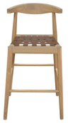 Elliot leather counter stool at kitchen island — Allure Home Collections