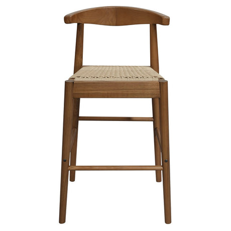 Arden loom counter stool seat texture close-up — Allure Home Collections