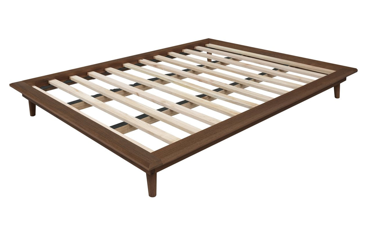 Gatsby Queen Size Platform Bed - Walnut