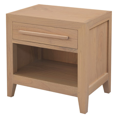 Anglesea Bedside Table, Natural, view 2