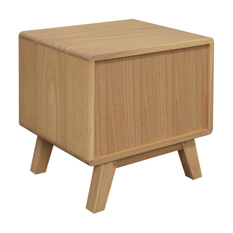 Hepburn Bedside Table, Natural, view 3