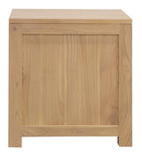 Broadwater Cedar 2 Drawer Bedside Table, Natural