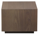Oscar 1 Drawer Low Bedside Table (Latte)