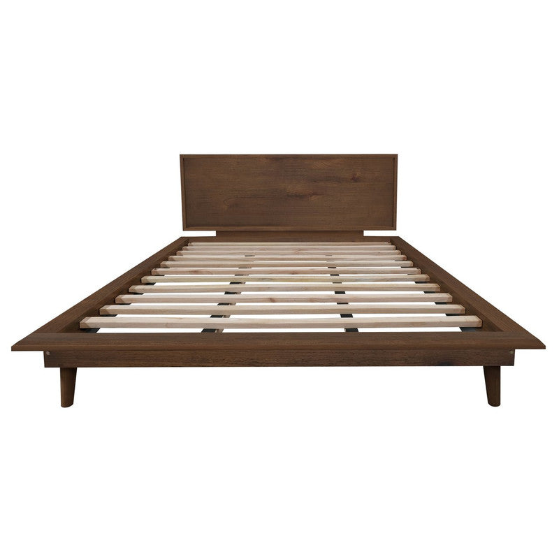 Gatsby Queen Platform Bed in Walnut