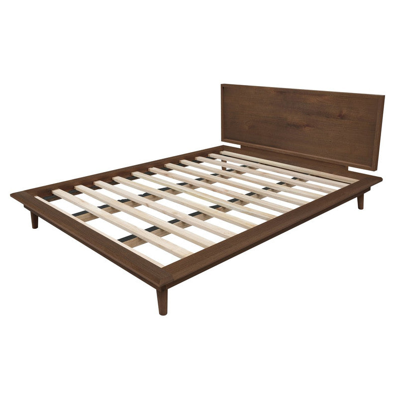 Gatsby Queen Platform Bed in Walnut