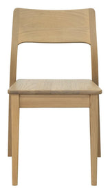 Concordia natural solid oak mid century dining chair