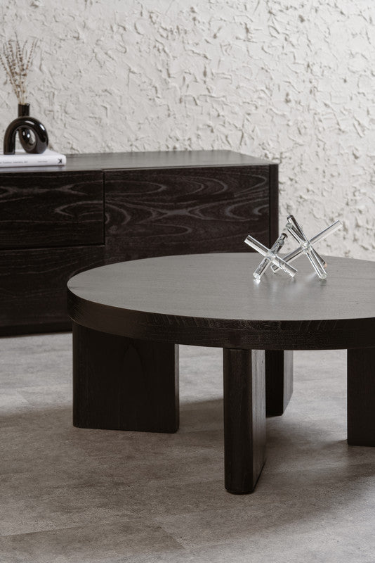 Montrose Round Coffee Table, Black