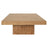 Hudson Solid Mindi Timber Coffee Table — Black, Natural and Walnut — Allure Home Collections