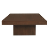 Hudson Solid Mindi Timber Coffee Table — Black, Natural and Walnut — Allure Home Collections