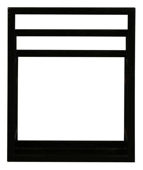 Nobu Solid Mahogany Towel Stand - Black