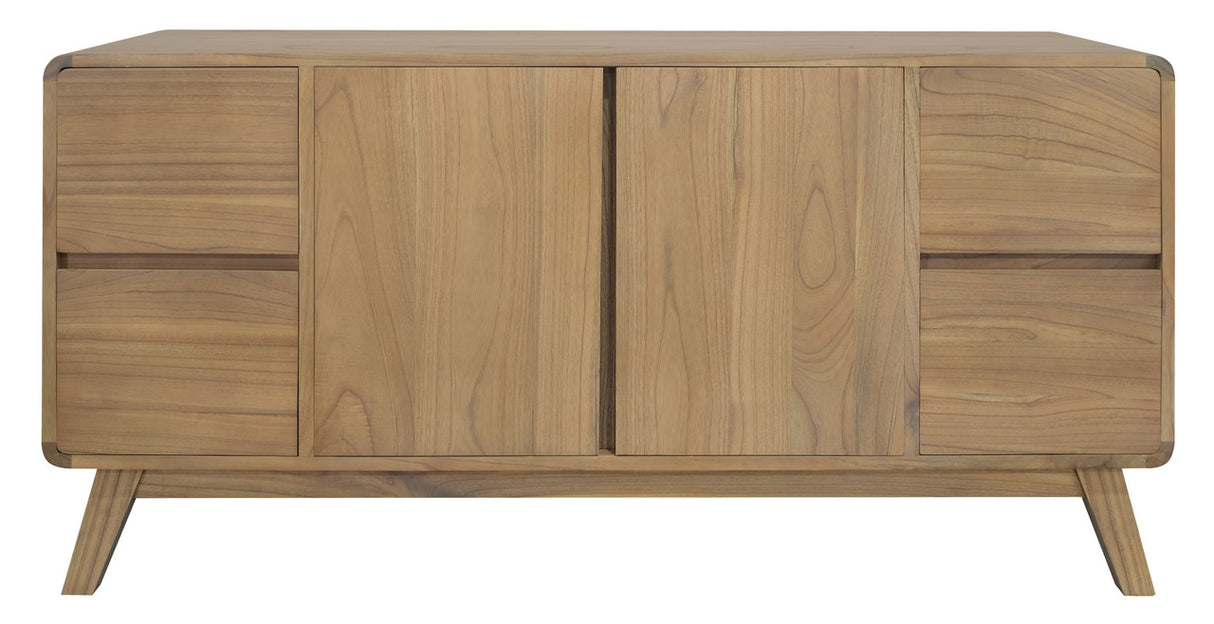 Murtho 2 Door 4 Drawer Buffet Sideboard, Natural
