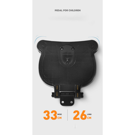 2 in 1 Stroller Glider Board with Removable Seat, Black