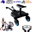 2 in 1 Stroller Glider Board with Removable Seat, Blue