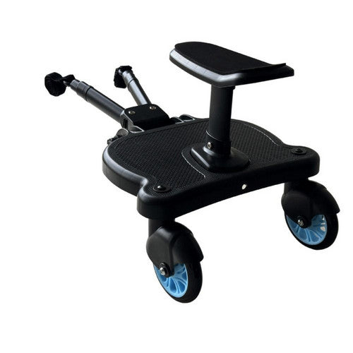 2 in 1 Stroller Glider Board with Removable Seat, Blue