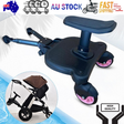 2 in 1 Stroller Glider Board with Removable Seat, Pink