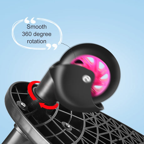 Stroller Standing Board with Rotating Wheel, Pink