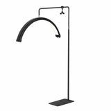 Half Moon LED Floor Fill Light Black with Phone Holder and Remote