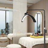 Half Moon LED Floor Fill Light Black with Phone Holder and Remote