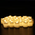 48-Pack Flameless LED Tea Light Candles — Battery Powered with On/Off Switch — Allure Home Collections