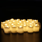 48-Pack Flameless LED Tea Light Candles — Battery Powered with On/Off Switch — Allure Home Collections