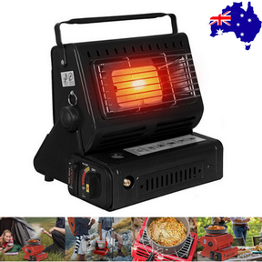 Wandiligong black portable stainless steel gas heater stove for camping and indoor use