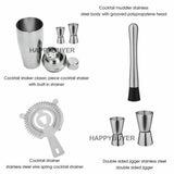 20 piece stainless steel cocktail shaker set with 750ml shaker and stand - view 8