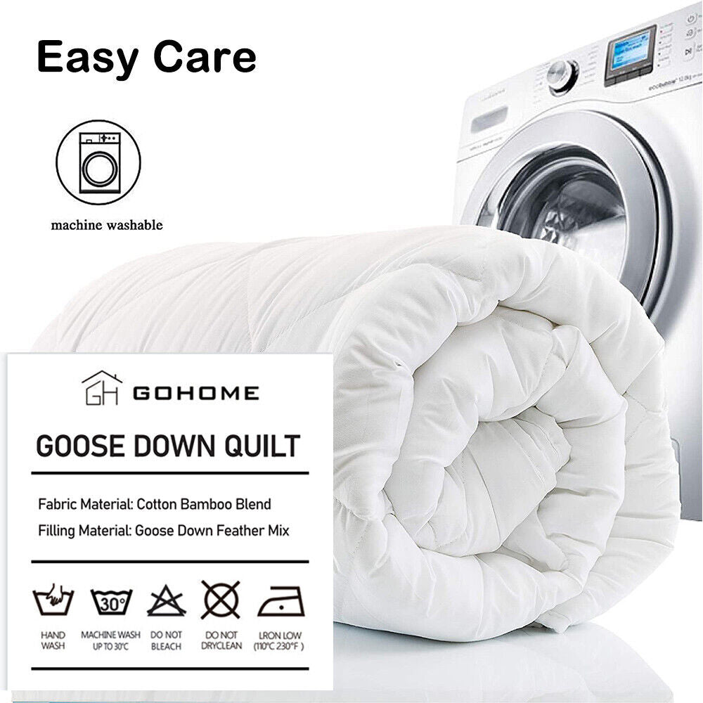 Goose Feather Down Quilt 500 GSM King Size