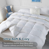 Goose Feather Down Quilt 500 GSM King Size