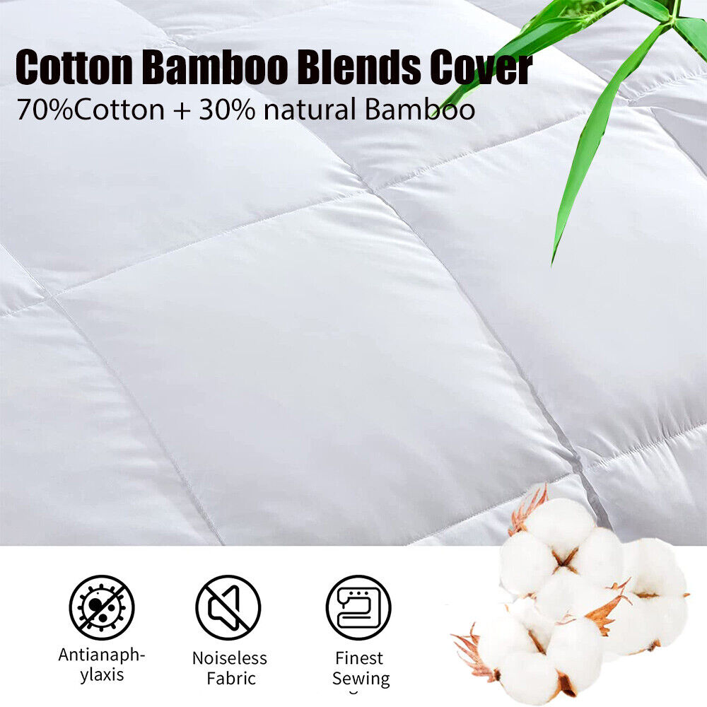 Premium Goose Down 500 GSM Queen Quilt