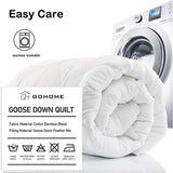 Ashleworth Goose Feather Down Quilt 700GSM, Queen