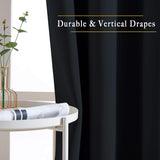 Premium 3-Layer Blockout Eyelet Curtains — Pair 132 x 114cm — Allure Home Collections