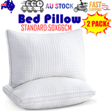Luxury Adjustable Cotton Pillows - Set of 2
