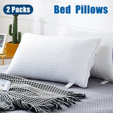 Luxury Adjustable Cotton Pillows - Set of 2