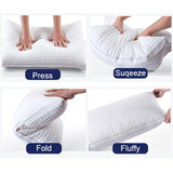 Luxury Adjustable Cotton Pillows - Set of 2