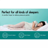 Luxury 5CM Pillowtop Mattress Topper Mat