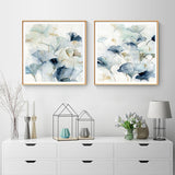 Martigues Gingko Leaves 2 Piece Floating Frame Canvas, 60 x 60cm